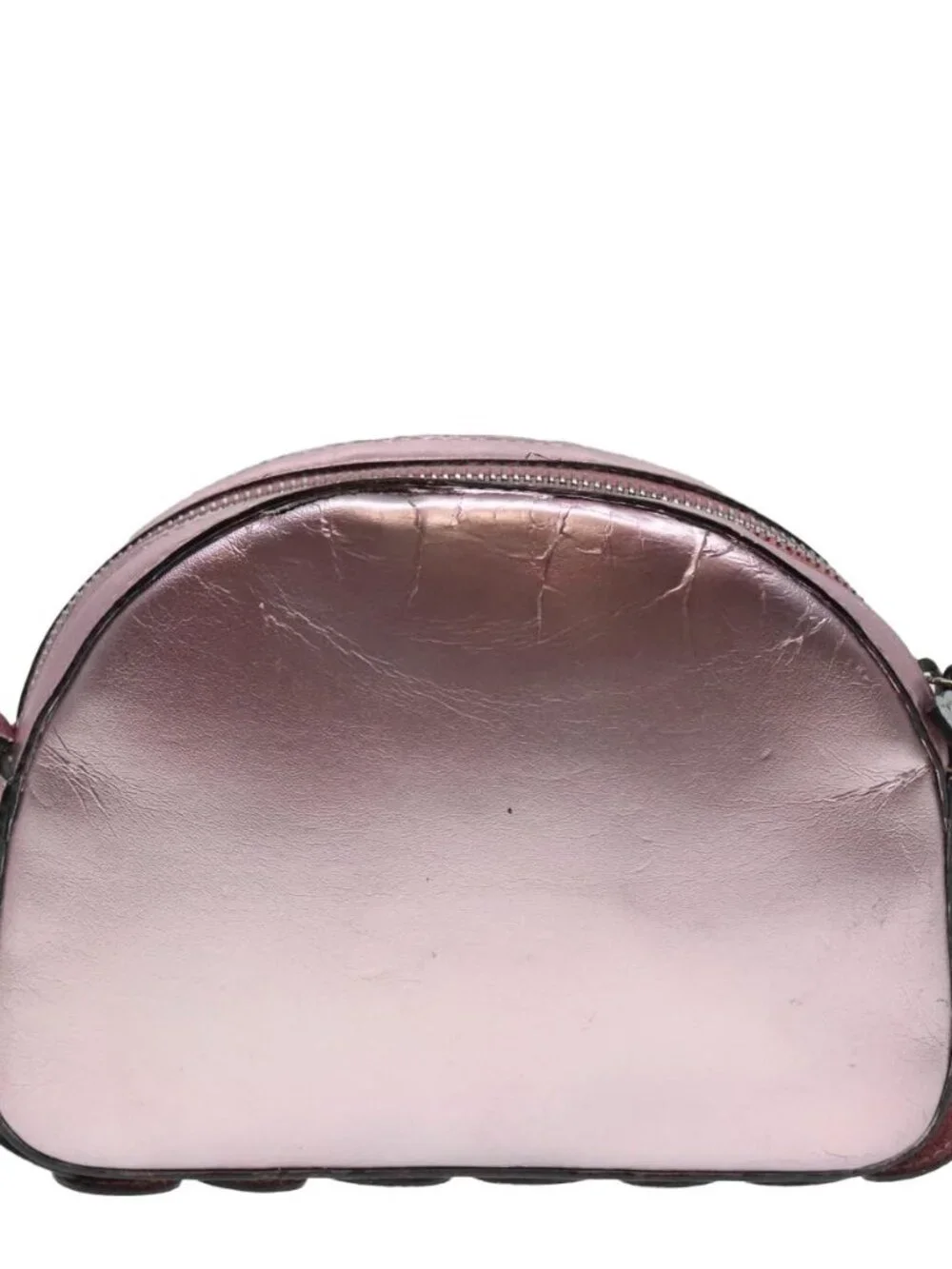 GUCCI Shoulder Bag Leather Pink Silver 550756 Auth 89608
